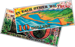 Click here to view  the Community Currency bills.